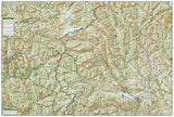 Glacier Peak Wilderness, Map 827 by National Geographic Maps - Back of map