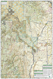 Bradshaw Mountains and Prescott National Forest, AZ, Map 858 by National Geographic Maps - Back of map
