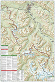 Jasper, South, Map 902 by National Geographic Maps - Back of map