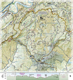Appalachian Trail Topographic Map Guide, Bailey Gap to Calf Mountain by National Geographic Maps - Back of map
