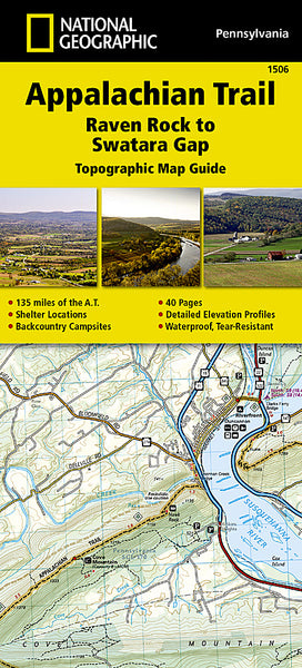 Buy map Appalachian Trail Topographic Map Guide, Raven Rock to Swatara Gap by National Geographic Maps