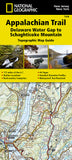 Buy map Appalachian Trail Map Guide, Delaware Water Gap to Schaghticoke Mountain by National Geographic Maps