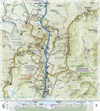 Appalachian Trail Topographic Map Guide, Hanover to Mount Carlo by National Geographic Maps - Back of map