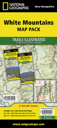Buy map White Mountains National Forest, Map Pack Bundle by National Geographic Maps