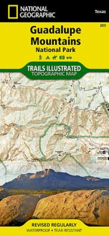 Buy map Guadalupe Mountains National Park, Map 203