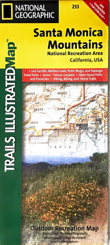 Buy map Santa Monica Mountains
