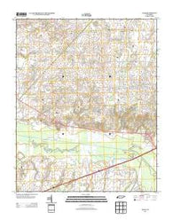 Adair Tennessee Historical topographic map, 1:24000 scale, 7.5 X 7.5 Minute, Year 2013