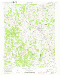 Alexandria Tennessee Historical topographic map, 1:24000 scale, 7.5 X 7.5 Minute, Year 1958