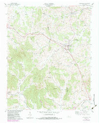 Alexandria Tennessee Historical topographic map, 1:24000 scale, 7.5 X 7.5 Minute, Year 1958