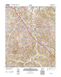 Antioch Tennessee Historical topographic map, 1:24000 scale, 7.5 X 7.5 Minute, Year 2013