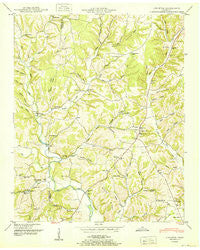 Appleton Tennessee Historical topographic map, 1:24000 scale, 7.5 X 7.5 Minute, Year 1950
