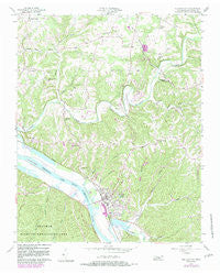 Ashland City Tennessee Historical topographic map, 1:24000 scale, 7.5 X 7.5 Minute, Year 1957