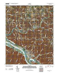 Ashland City Tennessee Historical topographic map, 1:24000 scale, 7.5 X 7.5 Minute, Year 2010