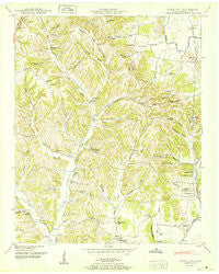 Aspen Hill Tennessee Historical topographic map, 1:24000 scale, 7.5 X 7.5 Minute, Year 1950