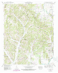 Aspen Hill Tennessee Historical topographic map, 1:24000 scale, 7.5 X 7.5 Minute, Year 1950