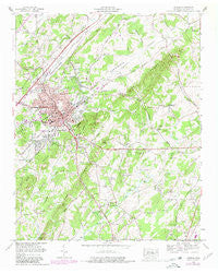 Athens Tennessee Historical topographic map, 1:24000 scale, 7.5 X 7.5 Minute, Year 1964