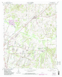 Atwood Tennessee Historical topographic map, 1:24000 scale, 7.5 X 7.5 Minute, Year 1966