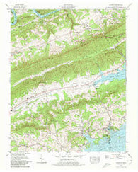 Avondale Tennessee Historical topographic map, 1:24000 scale, 7.5 X 7.5 Minute, Year 1979