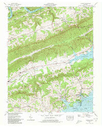 Avondale Tennessee Historical topographic map, 1:24000 scale, 7.5 X 7.5 Minute, Year 1979
