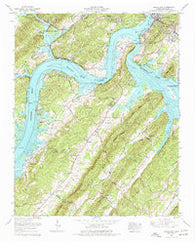 Bacon Gap Tennessee Historical topographic map, 1:24000 scale, 7.5 X 7.5 Minute, Year 1968
