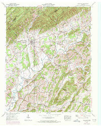 Baileyton Tennessee Historical topographic map, 1:24000 scale, 7.5 X 7.5 Minute, Year 1939