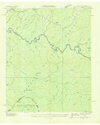 Bald River Falls Tennessee Historical topographic map, 1:24000 scale, 7.5 X 7.5 Minute, Year 1933