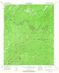 Bald River Falls Tennessee Historical topographic map, 1:24000 scale, 7.5 X 7.5 Minute, Year 1957