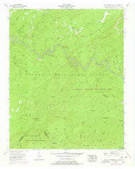 Bald River Falls Tennessee Historical topographic map, 1:24000 scale, 7.5 X 7.5 Minute, Year 1957