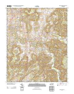 Bald Knob Tennessee Historical topographic map, 1:24000 scale, 7.5 X 7.5 Minute, Year 2013