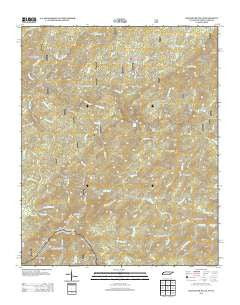 Bald River Falls Tennessee Historical topographic map, 1:24000 scale, 7.5 X 7.5 Minute, Year 2013
