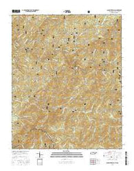 Bald River Falls Tennessee Current topographic map, 1:24000 scale, 7.5 X 7.5 Minute, Year 2016