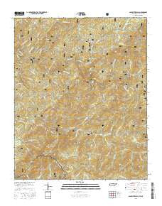 Bald River Falls Tennessee Current topographic map, 1:24000 scale, 7.5 X 7.5 Minute, Year 2016