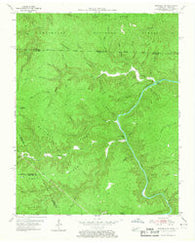 Barthell SW Tennessee Historical topographic map, 1:24000 scale, 7.5 X 7.5 Minute, Year 1955