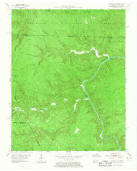 Barthell SW Tennessee Historical topographic map, 1:24000 scale, 7.5 X 7.5 Minute, Year 1955