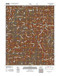 Barthell SW Tennessee Historical topographic map, 1:24000 scale, 7.5 X 7.5 Minute, Year 2010