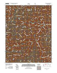 Barthell SW Tennessee Historical topographic map, 1:24000 scale, 7.5 X 7.5 Minute, Year 2010