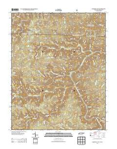 Barthell SW Tennessee Historical topographic map, 1:24000 scale, 7.5 X 7.5 Minute, Year 2013