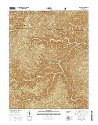 Barthell SW Tennessee Current topographic map, 1:24000 scale, 7.5 X 7.5 Minute, Year 2016