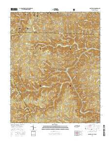 Barthell SW Tennessee Current topographic map, 1:24000 scale, 7.5 X 7.5 Minute, Year 2016