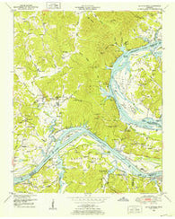 Bath Springs Tennessee Historical topographic map, 1:24000 scale, 7.5 X 7.5 Minute, Year 1949