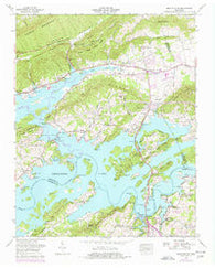 Bean Station Tennessee Historical topographic map, 1:24000 scale, 7.5 X 7.5 Minute, Year 1960