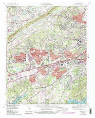 Bearden Tennessee Historical topographic map, 1:24000 scale, 7.5 X 7.5 Minute, Year 1978