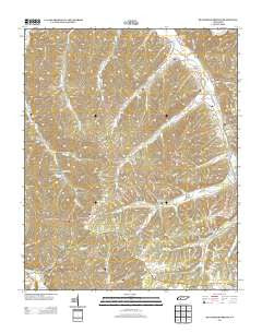 Beaverdam Springs Tennessee Historical topographic map, 1:24000 scale, 7.5 X 7.5 Minute, Year 2013