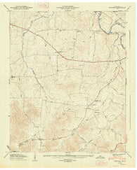 Bedford Tennessee Historical topographic map, 1:24000 scale, 7.5 X 7.5 Minute, Year 1947