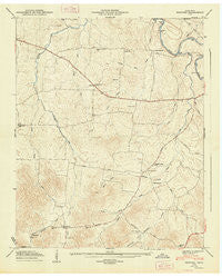 Bedford Tennessee Historical topographic map, 1:24000 scale, 7.5 X 7.5 Minute, Year 1947