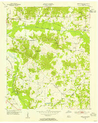 Beech Bluff Tennessee Historical topographic map, 1:24000 scale, 7.5 X 7.5 Minute, Year 1953