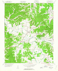 Belleview Tennessee Historical topographic map, 1:24000 scale, 7.5 X 7.5 Minute, Year 1955