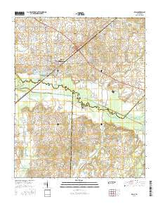 Bells Tennessee Current topographic map, 1:24000 scale, 7.5 X 7.5 Minute, Year 2016