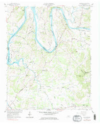 Bellwood Tennessee Historical topographic map, 1:24000 scale, 7.5 X 7.5 Minute, Year 1958