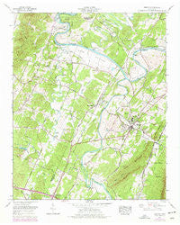Benton Tennessee Historical topographic map, 1:24000 scale, 7.5 X 7.5 Minute, Year 1967